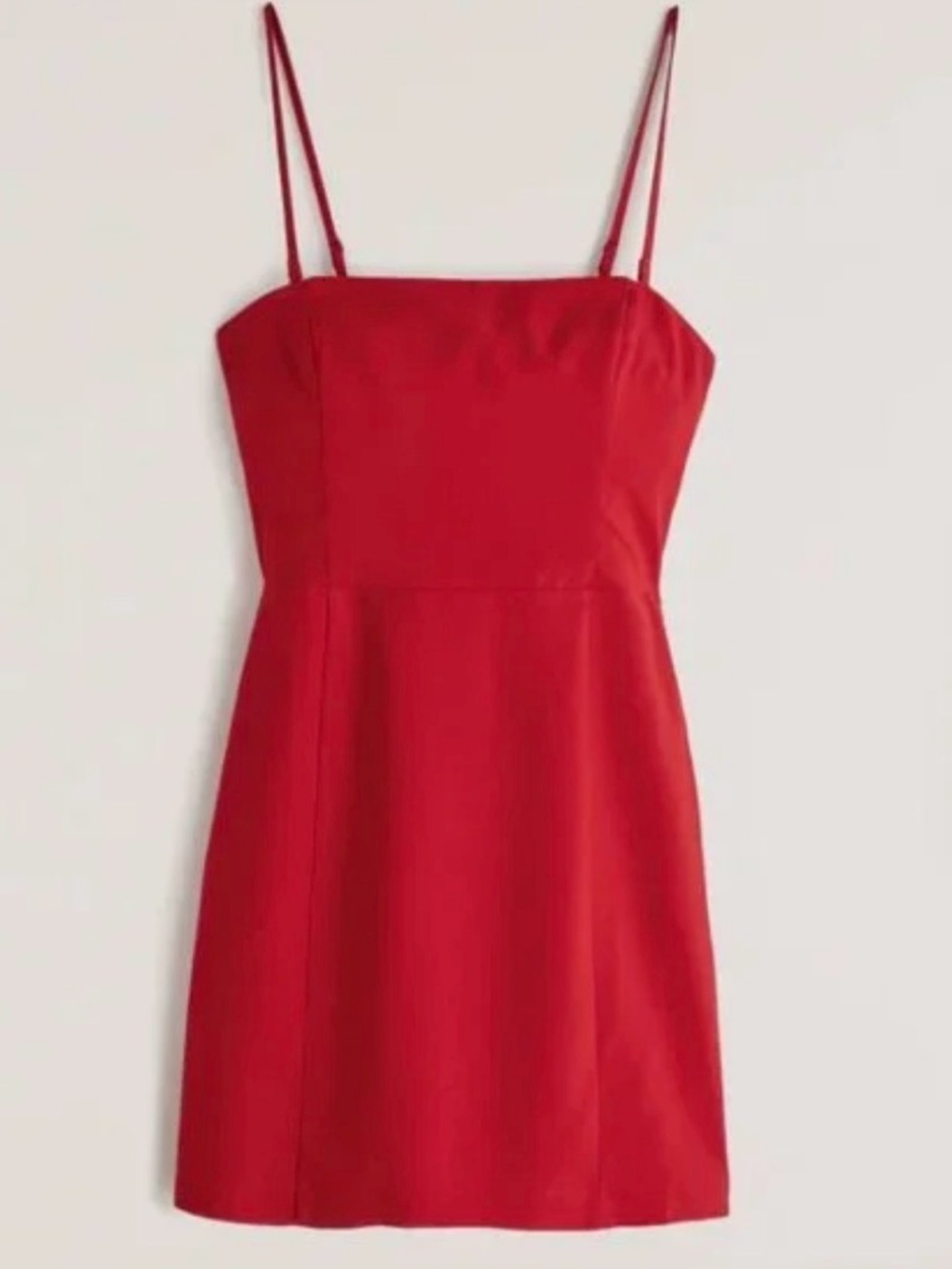 Abercrombie & fitch red mini dress size xs